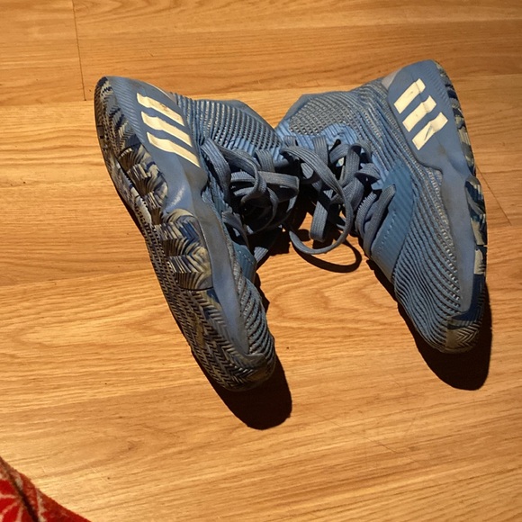 Adidas blue athletic shoes - Picture 2 of 7